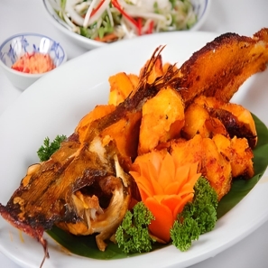 Cá Lăng Nướng Muối Ớt
