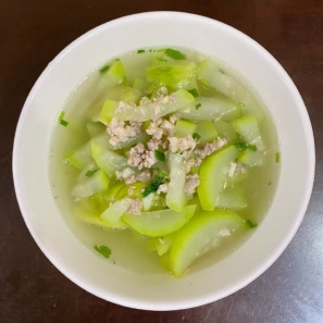 Canh Bí Xanh Thịt Bầm